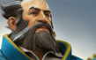 Kunkka — 38.7% win rate in Dota 2 pro matches
