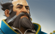 Kunkka — Dota 2 hero portrait